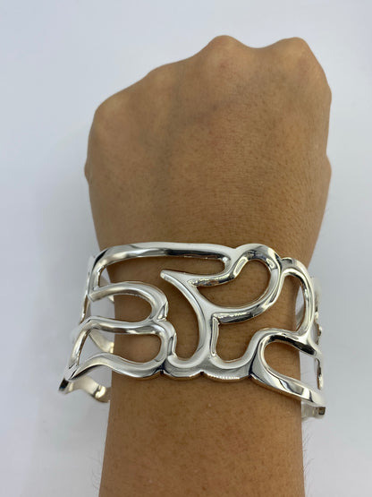 Brazalete de Plata Calado — Esclava 950 Taxco — foto 6