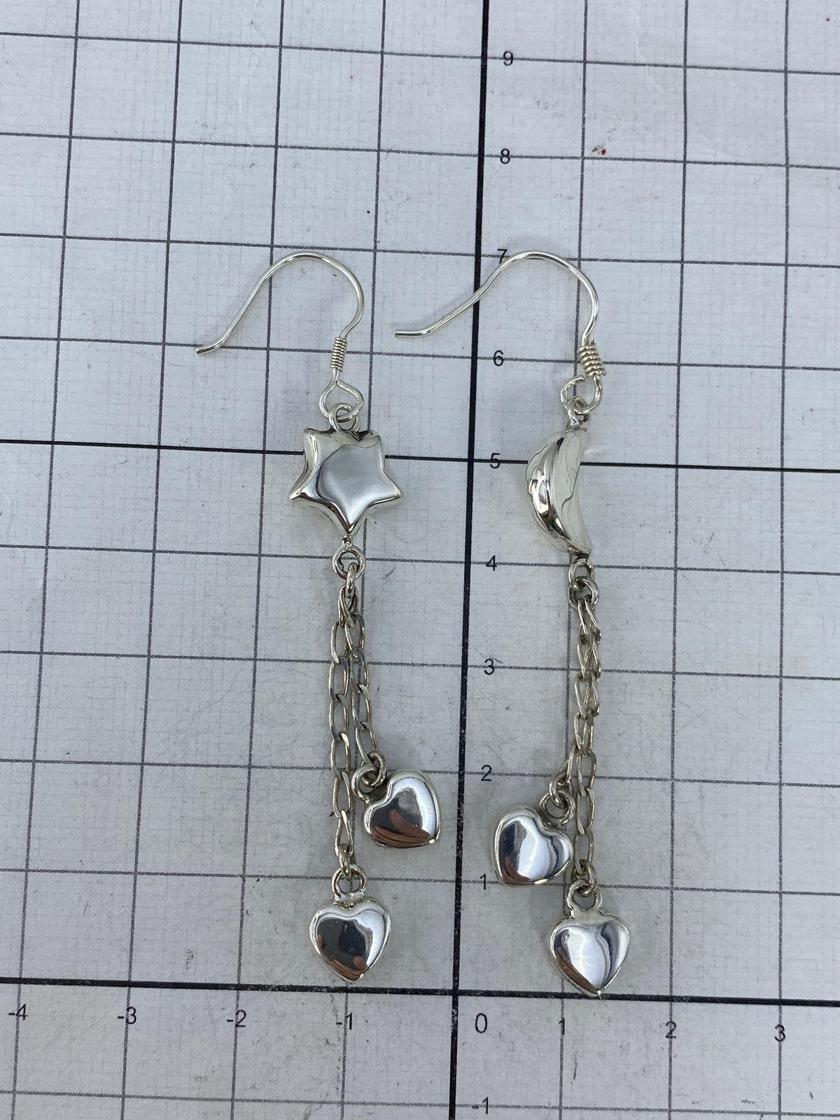 Gancho de plata tradicional y acabado brillante del par completo
