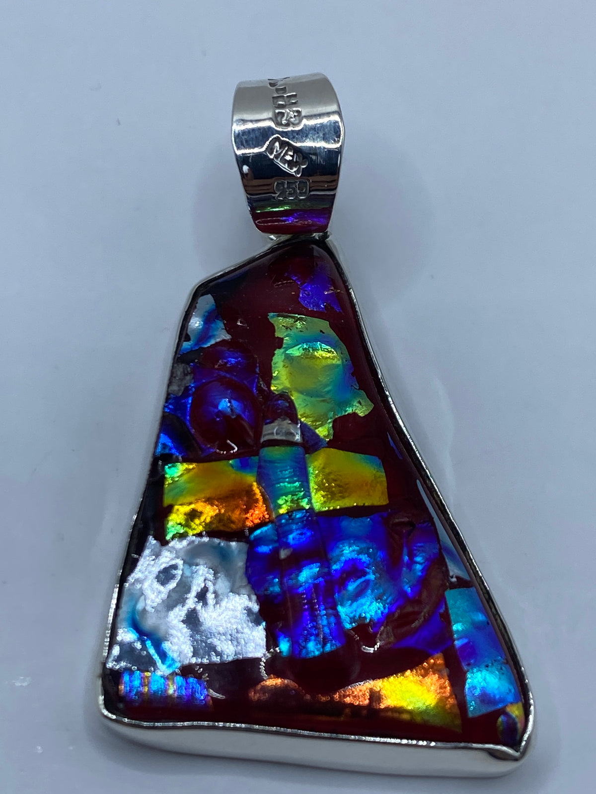 Dije de Plata Mosaico Multicolor — Taxco 950 — foto 5
