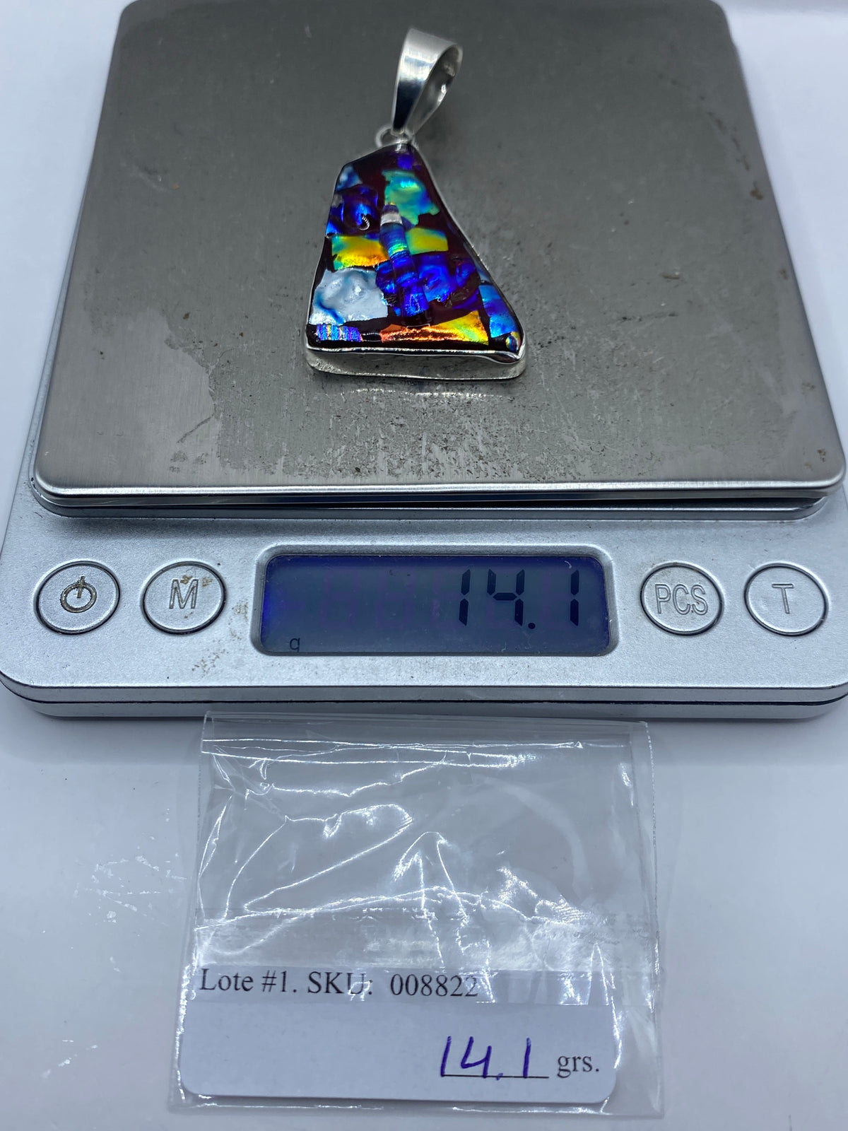 Dije de Plata Mosaico Multicolor — Taxco 950 — foto 6