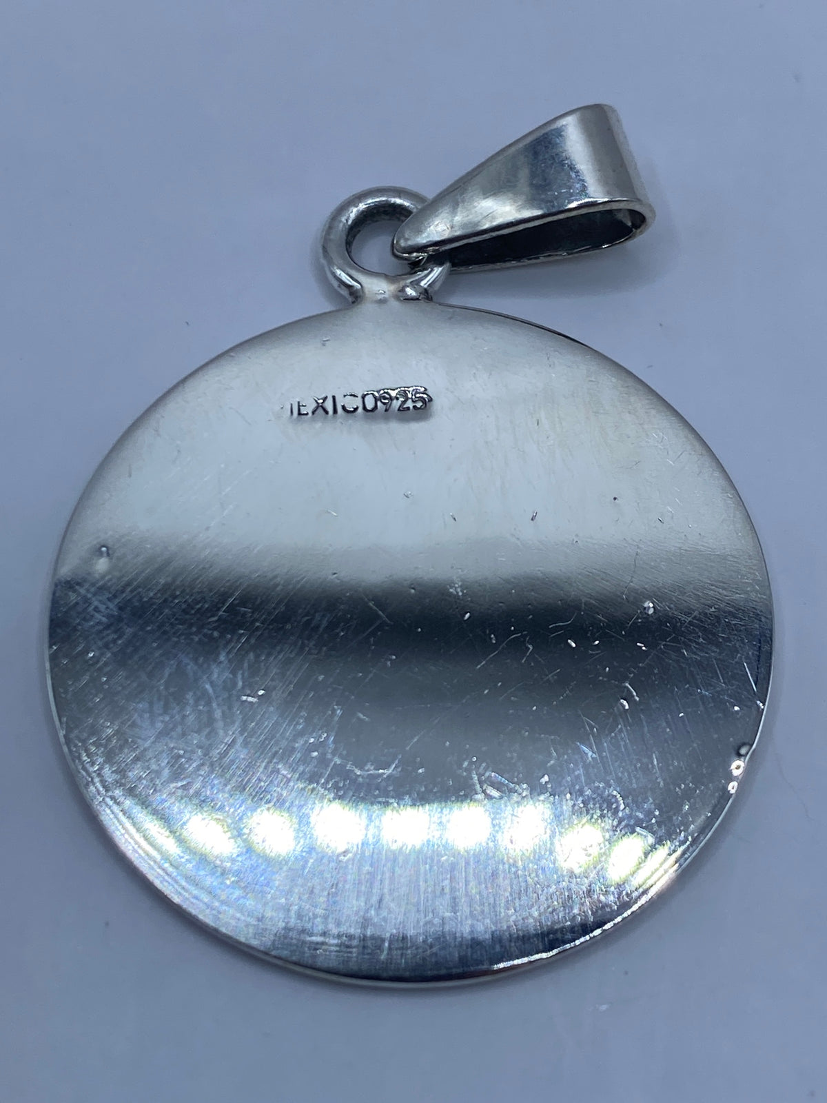 Dije Calendario Azteca de Plata con Piedra Rosa — Taxco 925 — foto 5