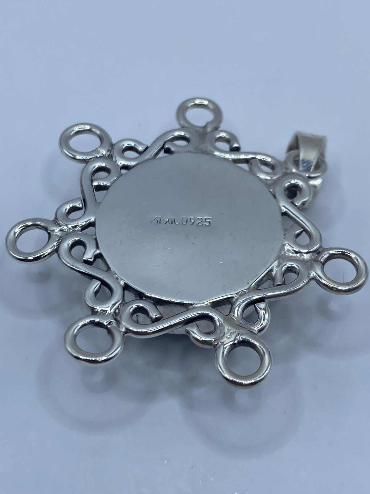 Dije de Plata Vintage con Ónix Negro — Taxco 925 — foto 5