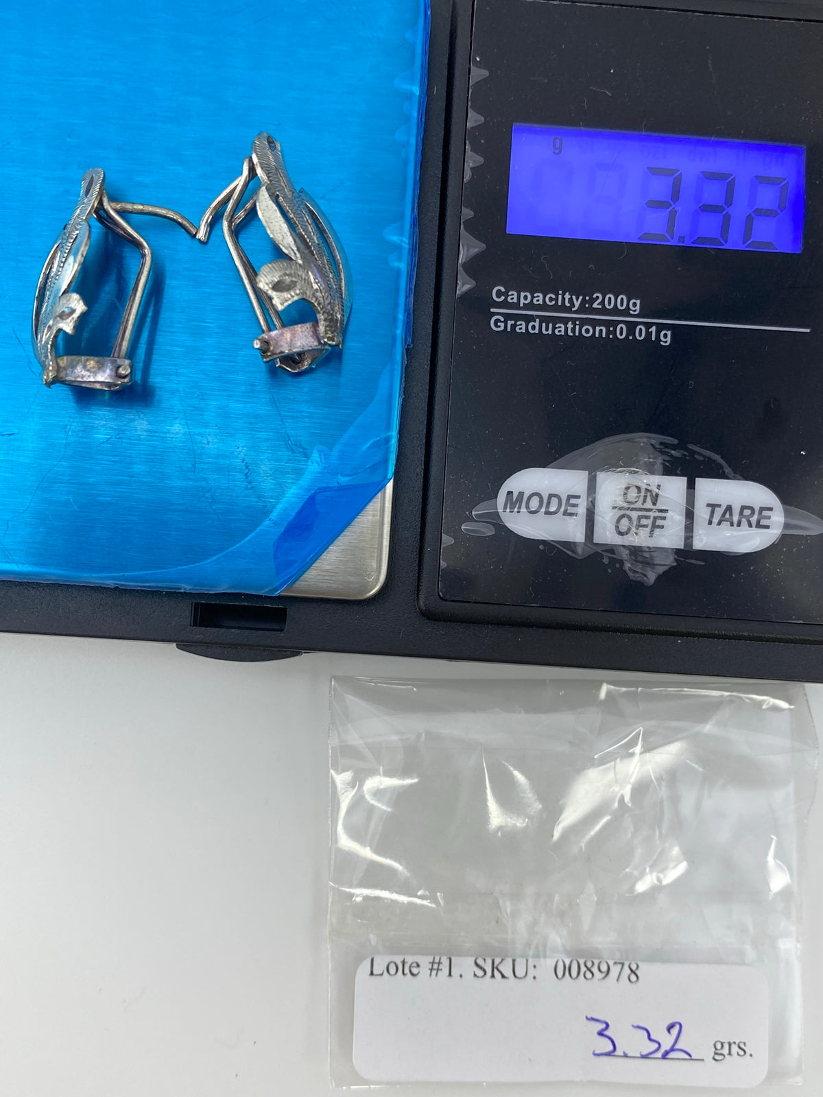 Aretes de Plata Calado Geométrico — Taxco 925 — foto 6