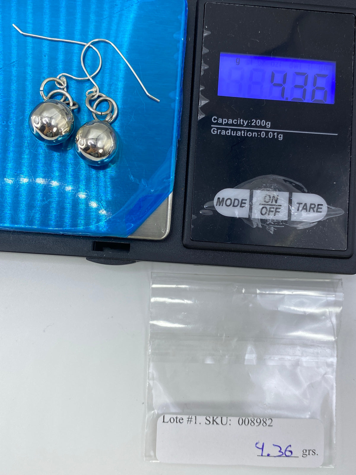 Aretes de Plata Cartoneado Minimalista — Taxco 925 — foto 6