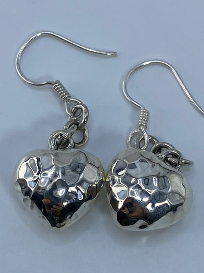 Aretes Corazón Cartoneado Plata 925 — Taxco — foto 5
