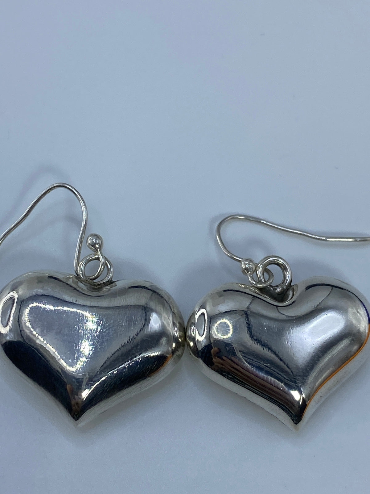 Aretes de Plata Corazón Cartoneado — Taxco 925 — foto 5