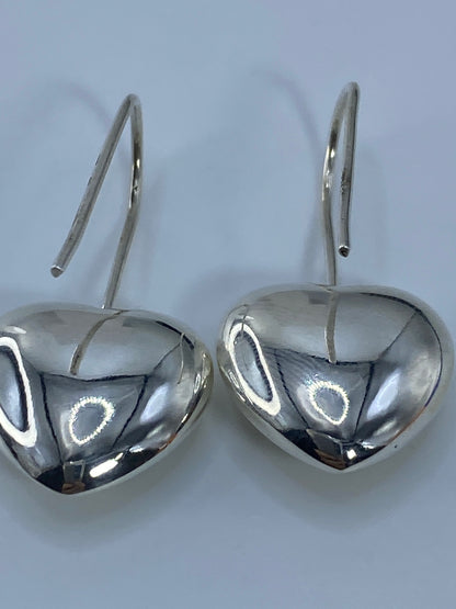 Aretes de Plata Corazón Cartoneado — Taxco 925 — foto 5