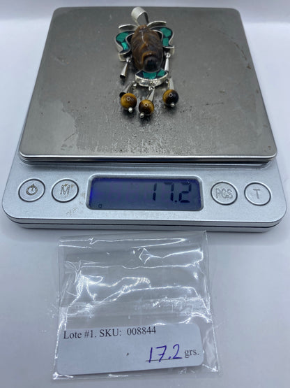 Dije Repujado K'inich Janaab' Pakal — Plata 925 Taxco — foto 6