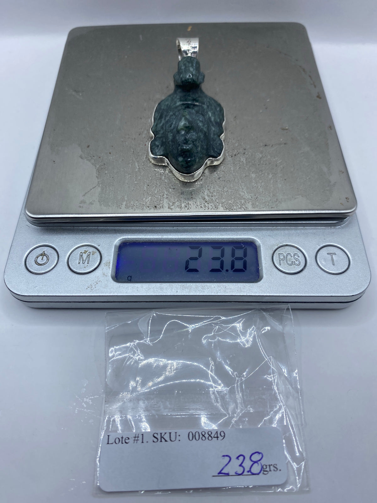 Dije Plata Repujado K'inich Janaab' Pakal — Taxco 925 — foto 6