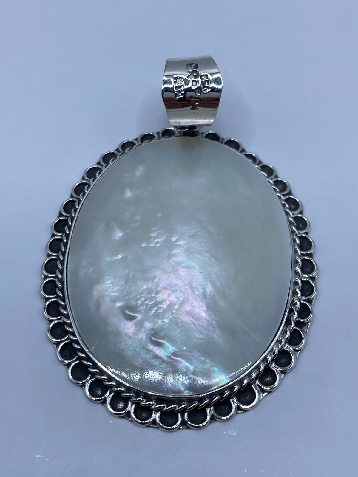 Dije de Plata con Perla — Engaste Taxco 950 — foto 5