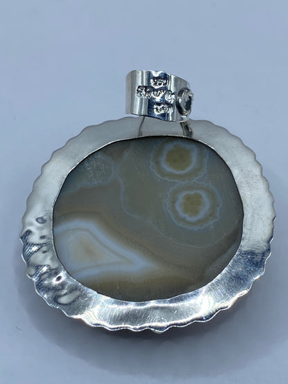 Dije de Plata con Drusa de Cuarzo — Taxco 925 — foto 5