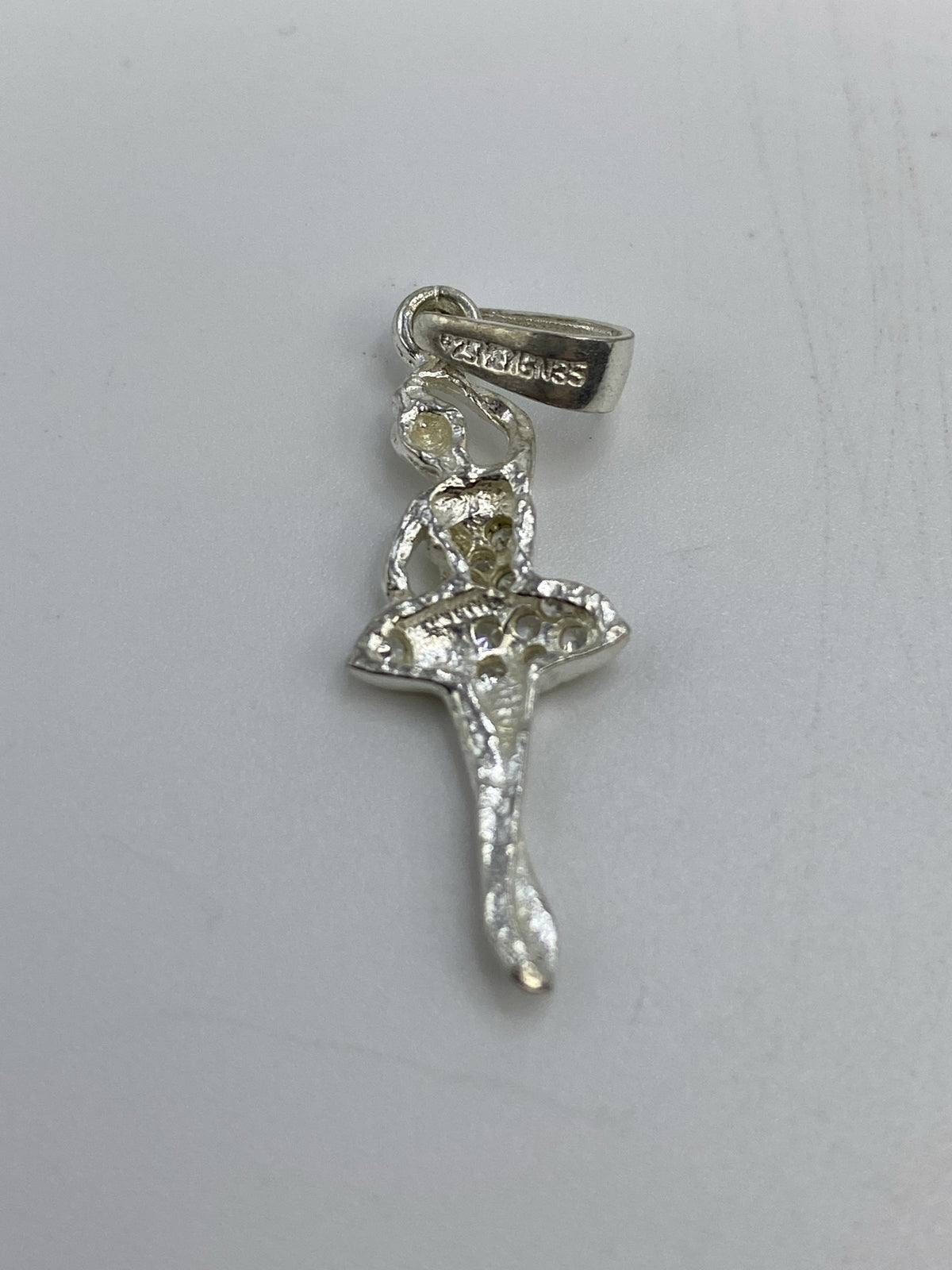 Dije Bailarina de Plata con Micro-Circonia — Taxco .925 — foto 5