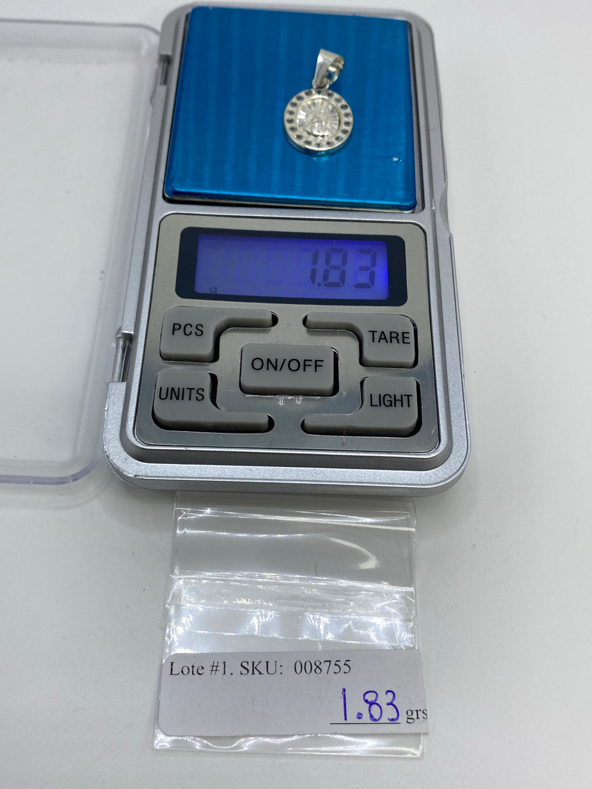 Dije Rostro de Jesús Plata 925 con Micro-Circonia — foto 6