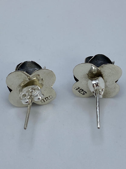 Aretes de Plata Rosa Negra de Taxco — 925 — foto 5