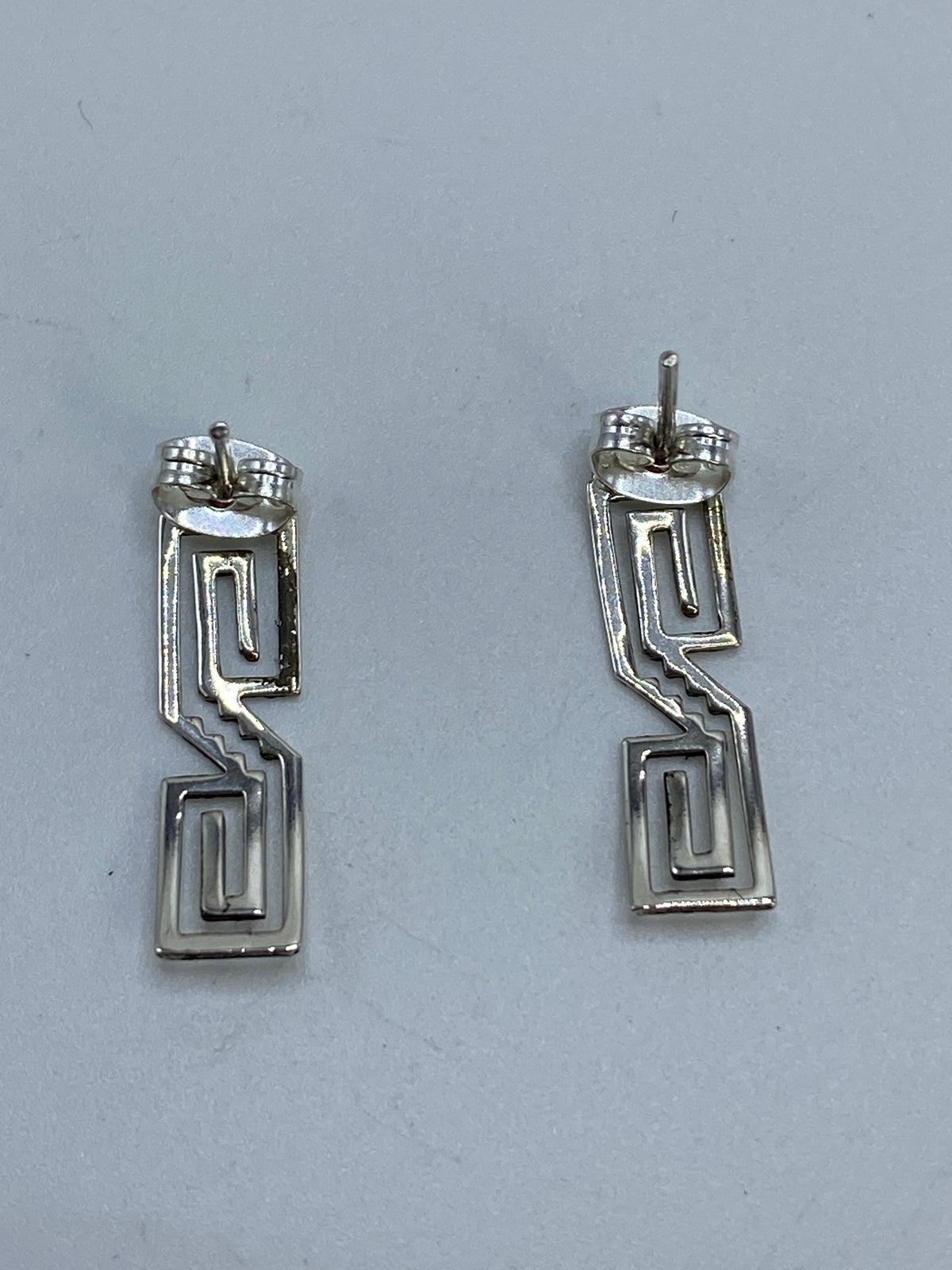 Aretes de Plata Calado Geométrico — Taxco 925 — foto 5