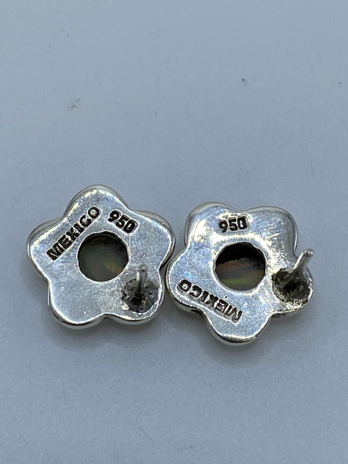 Aretes de Plata con Ópalo de Fuego — Taxco 950 — foto 5