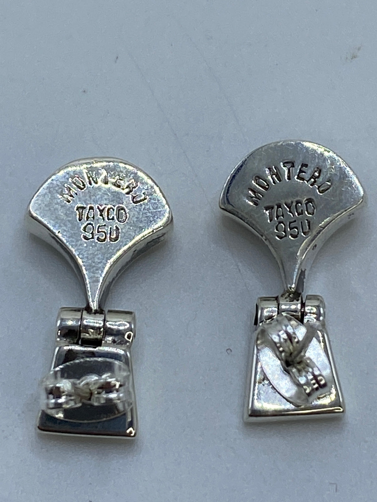 Aretes Ópalo de Fuego Multicolor de Plata 950 — Taxco — foto 5