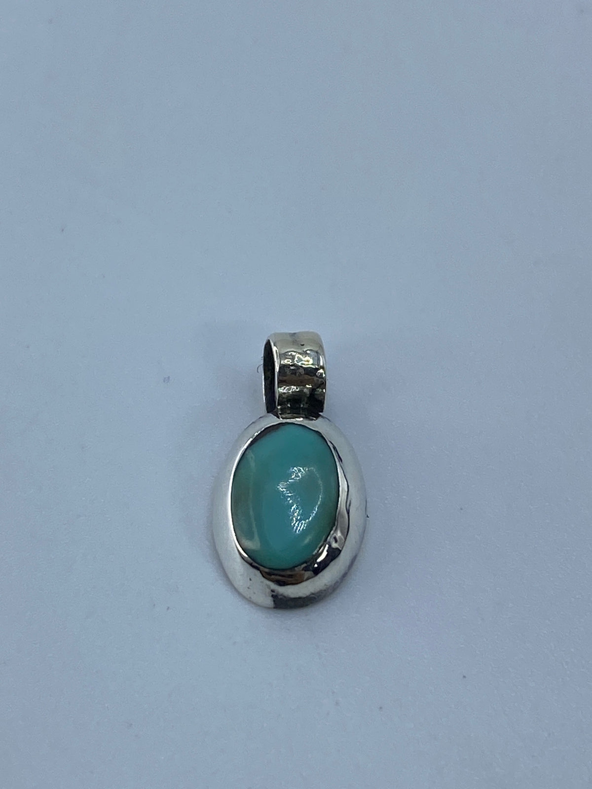 Dije Turquesa Azul Cielo en Plata 925 — Taxco — foto 5