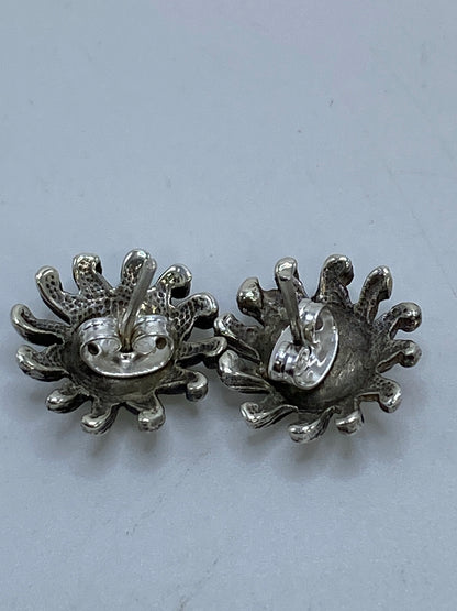 Aretes de Plata Sol Sonriente — Taxco 925 — foto 5