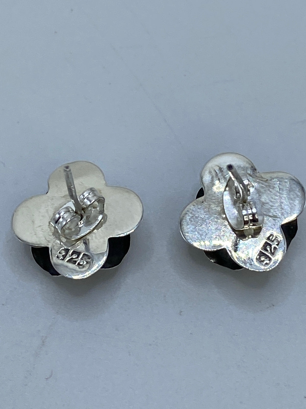 Aretes de Plata Rosa Floral — Taxco 925 — foto 5