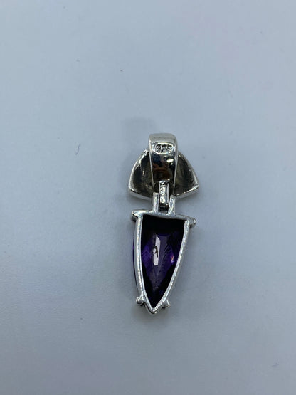 Dije de Plata Circonia Morada y Marcasita — Taxco 925 — foto 5