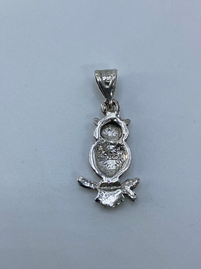 Dije de Búho en Plata 925 — Taxco Sólido — foto 5