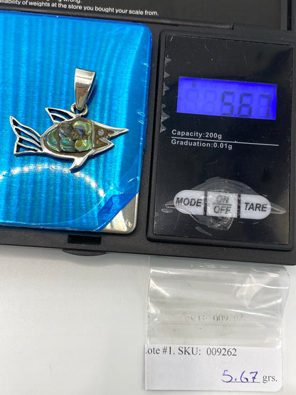 Dije Pez de Plata 950 con Concha de Abulón — Taxco — foto 6