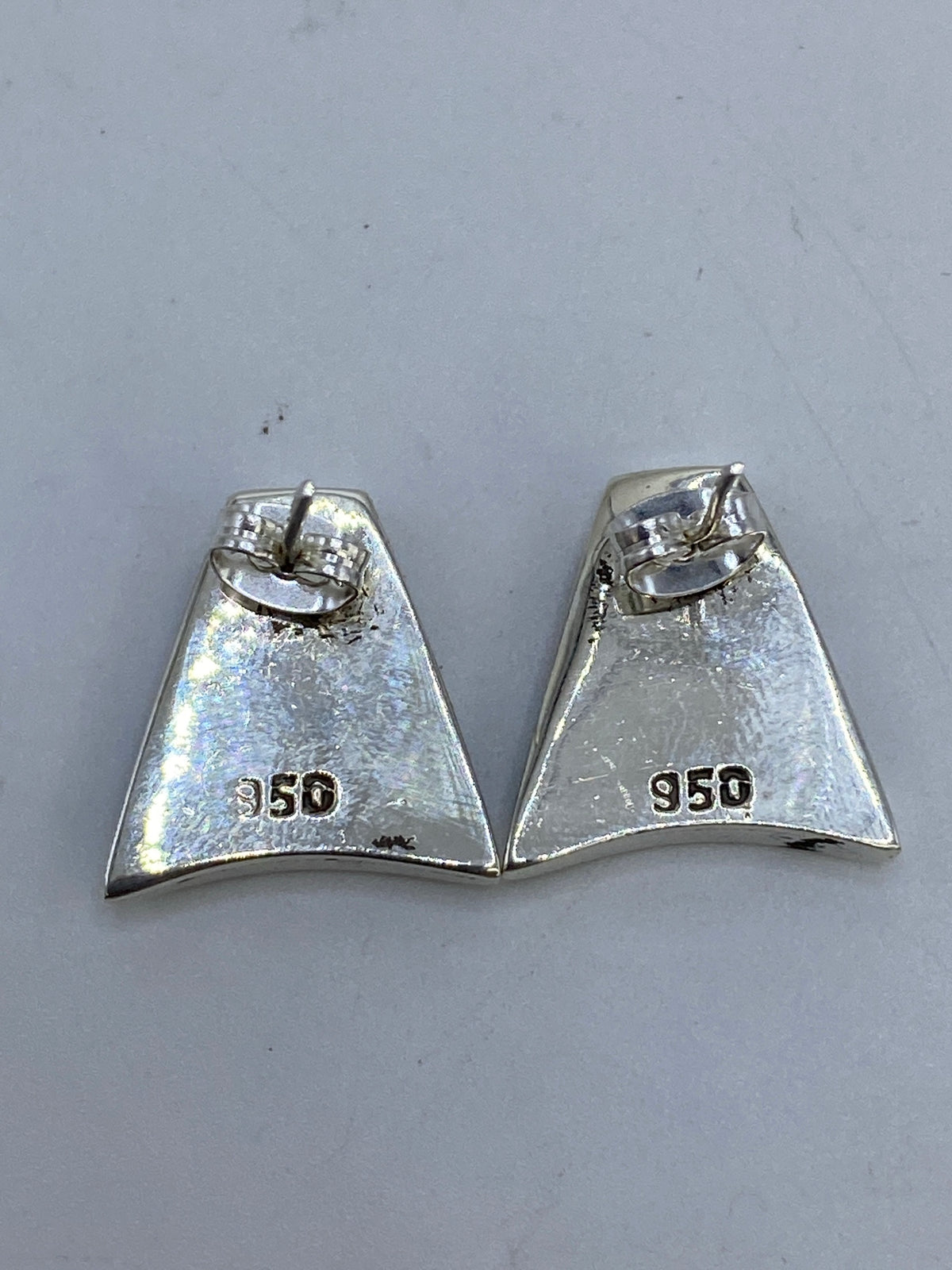 Aretes Ópalo de Fuego Plata 950 — Escultóricos Taxco — foto 5
