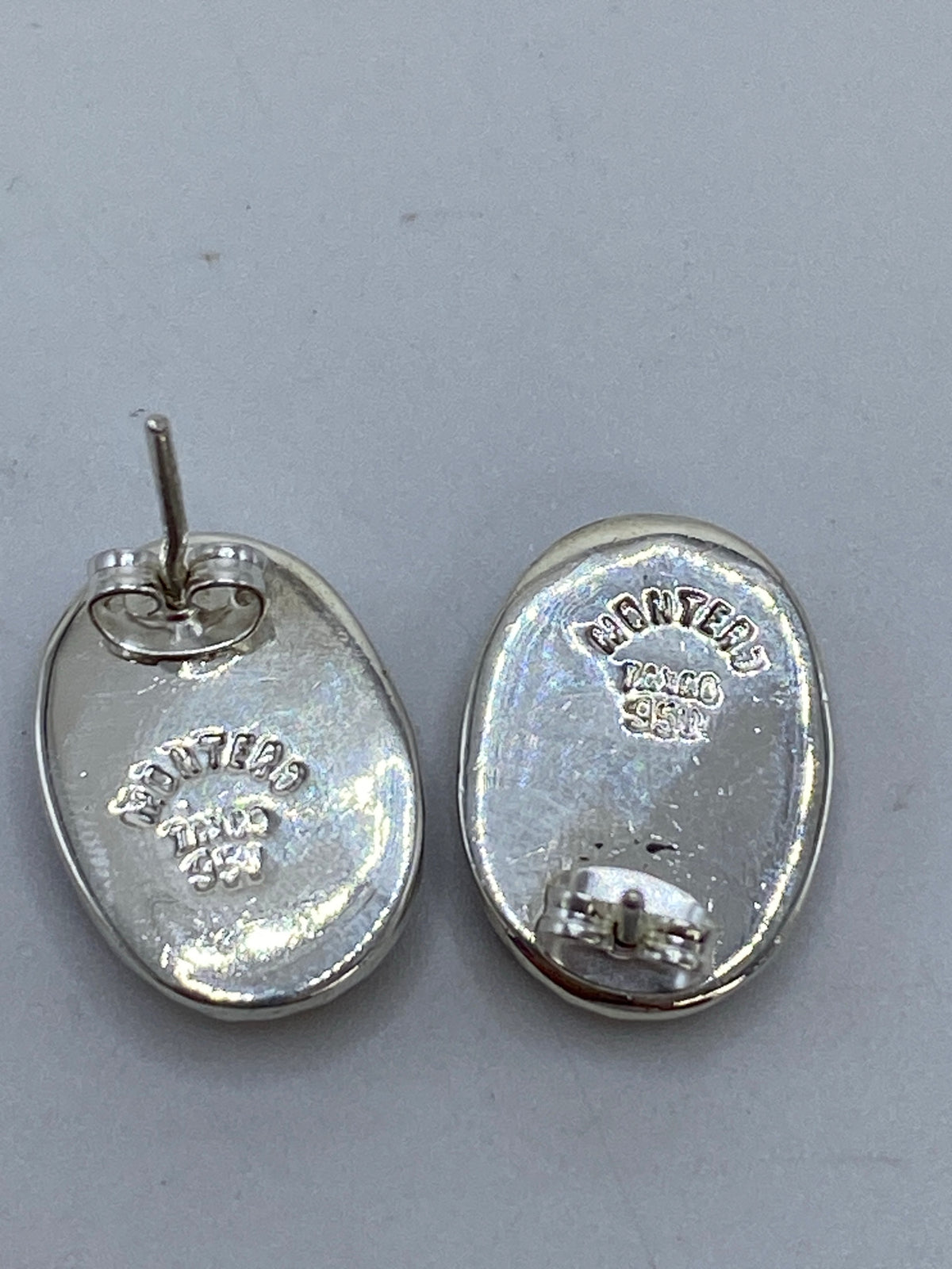 Aretes de Plata Opalo de Fuego y Ojo de Gato — Taxco 950 — foto 5