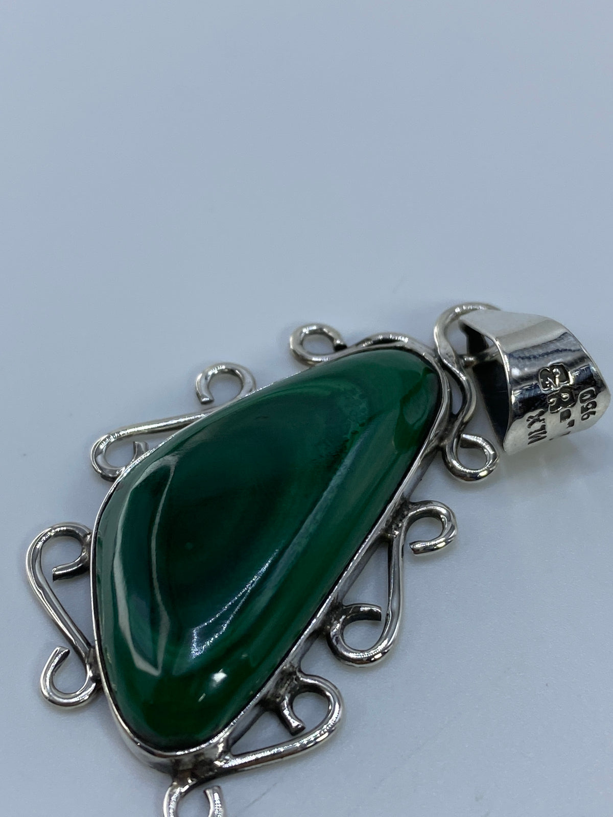 Dije de Plata 950 con Piedra Verde — Taxco — foto 5