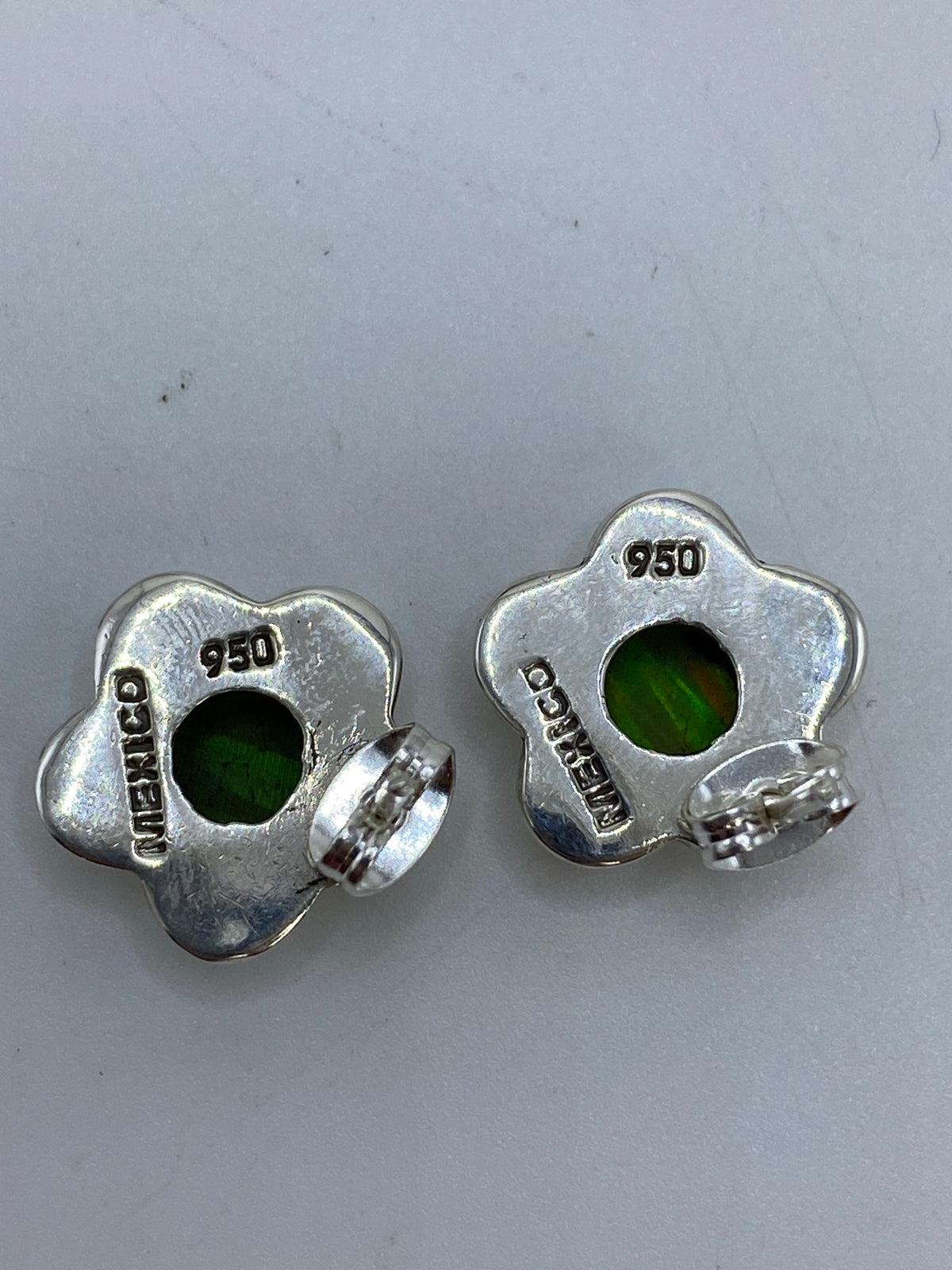 Aretes de Plata Ópalo de Fuego Multicolor — Taxco 950 — foto 5