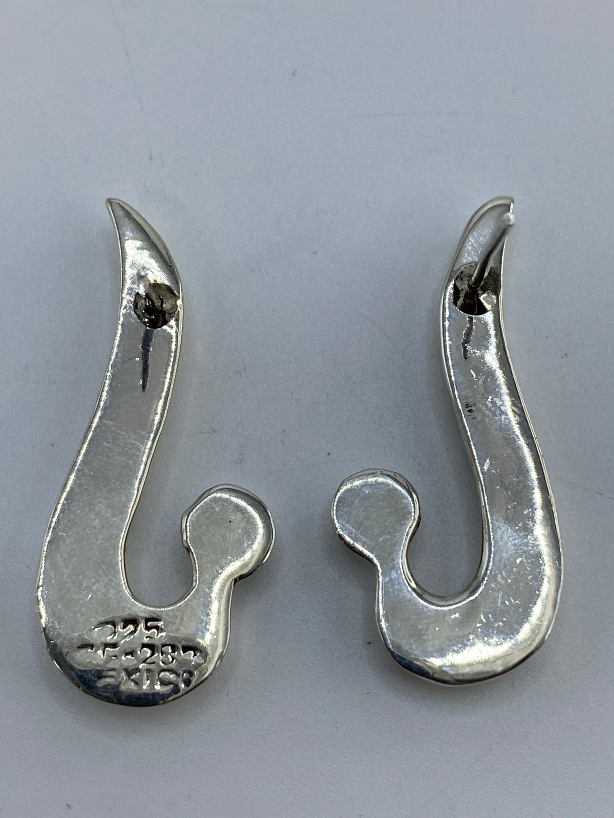 Aretes de Plata Cartoneado — Elegancia Minimalista Taxco 925 — foto 5