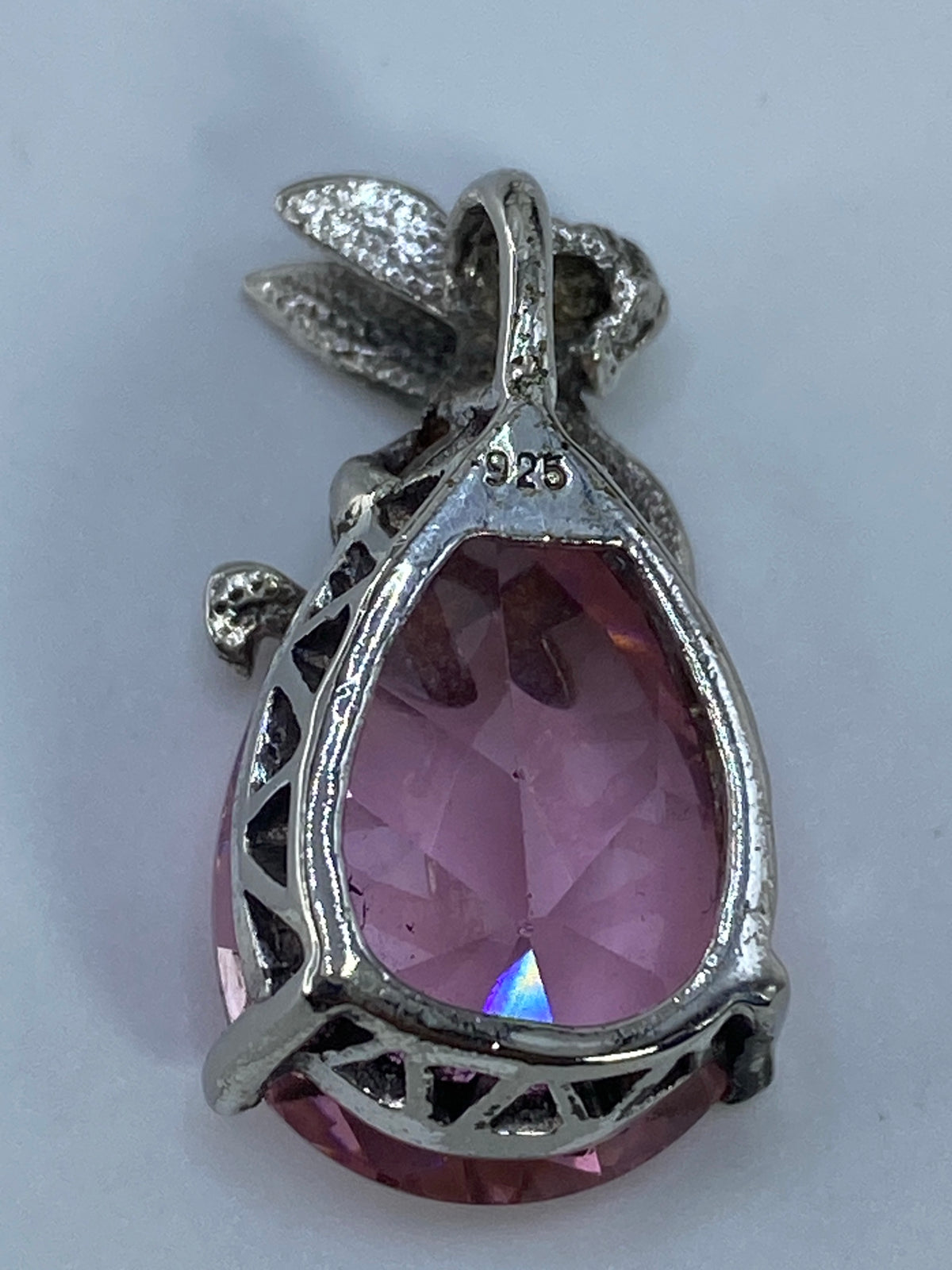 Dije Ángel Plata 925 con Circonia Rosa — Taxco — foto 5