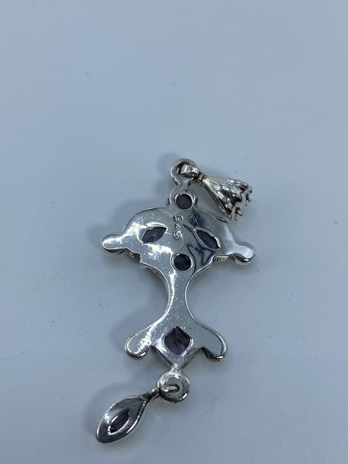 Dije de Plata con Circonia Morada — Taxco 925 — foto 5