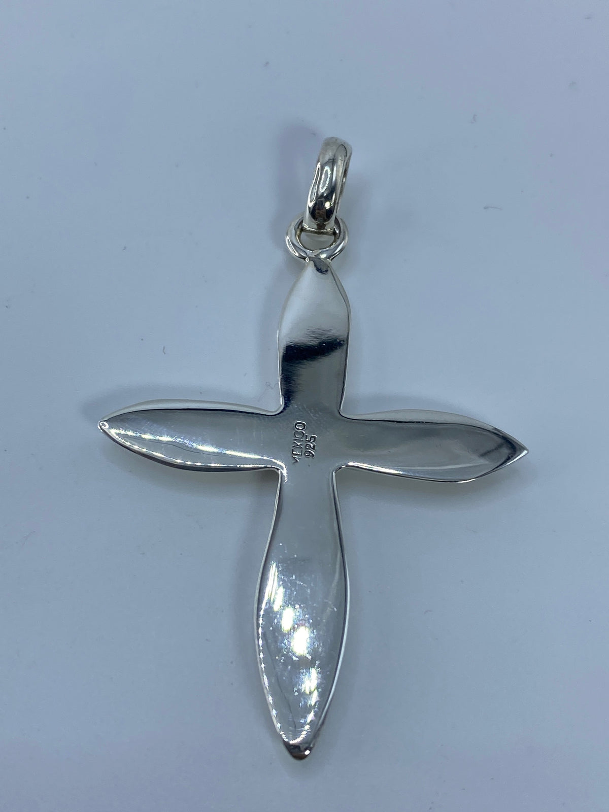 Dije Cruz de Plata .925 — Minimalista Taxco — foto 5