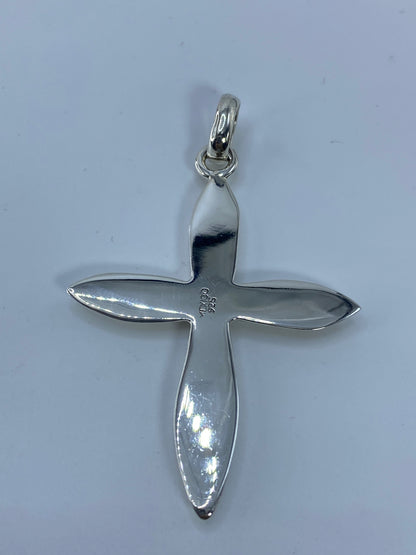 Dije Cruz de Plata .925 — Minimalista Taxco — foto 5