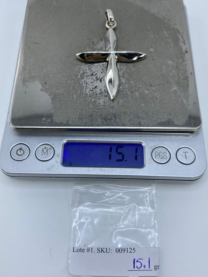 Dije Cruz de Plata .925 — Minimalista Taxco — foto 6