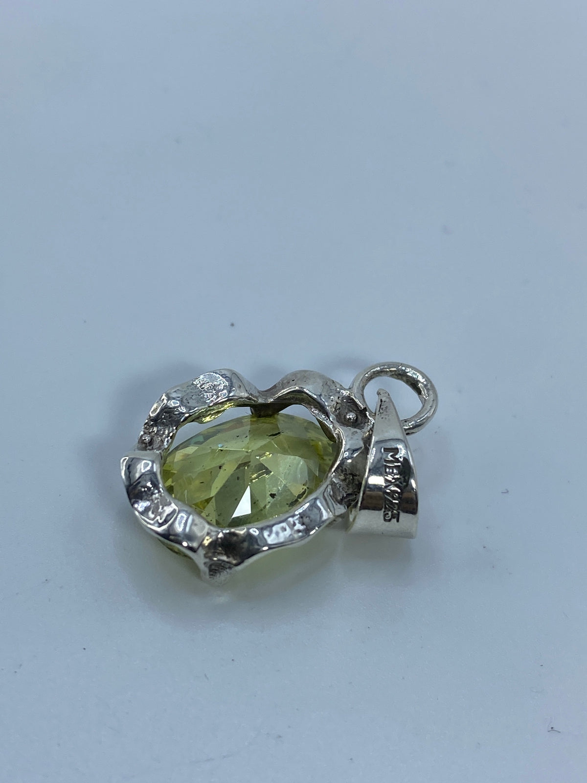Dije de Plata Circonia Verde Olivo — Taxco 925 — foto 5