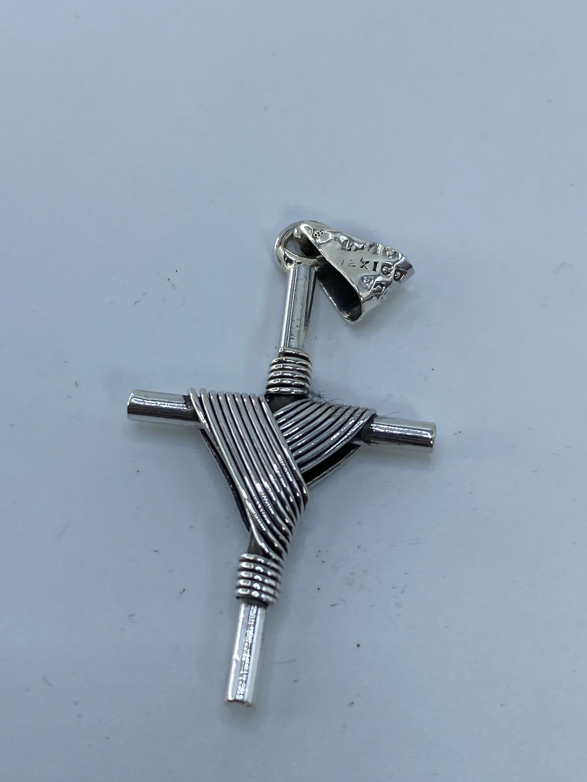 Cruz de Plata 925 Taxco — Dije Religioso Artesanal — foto 5