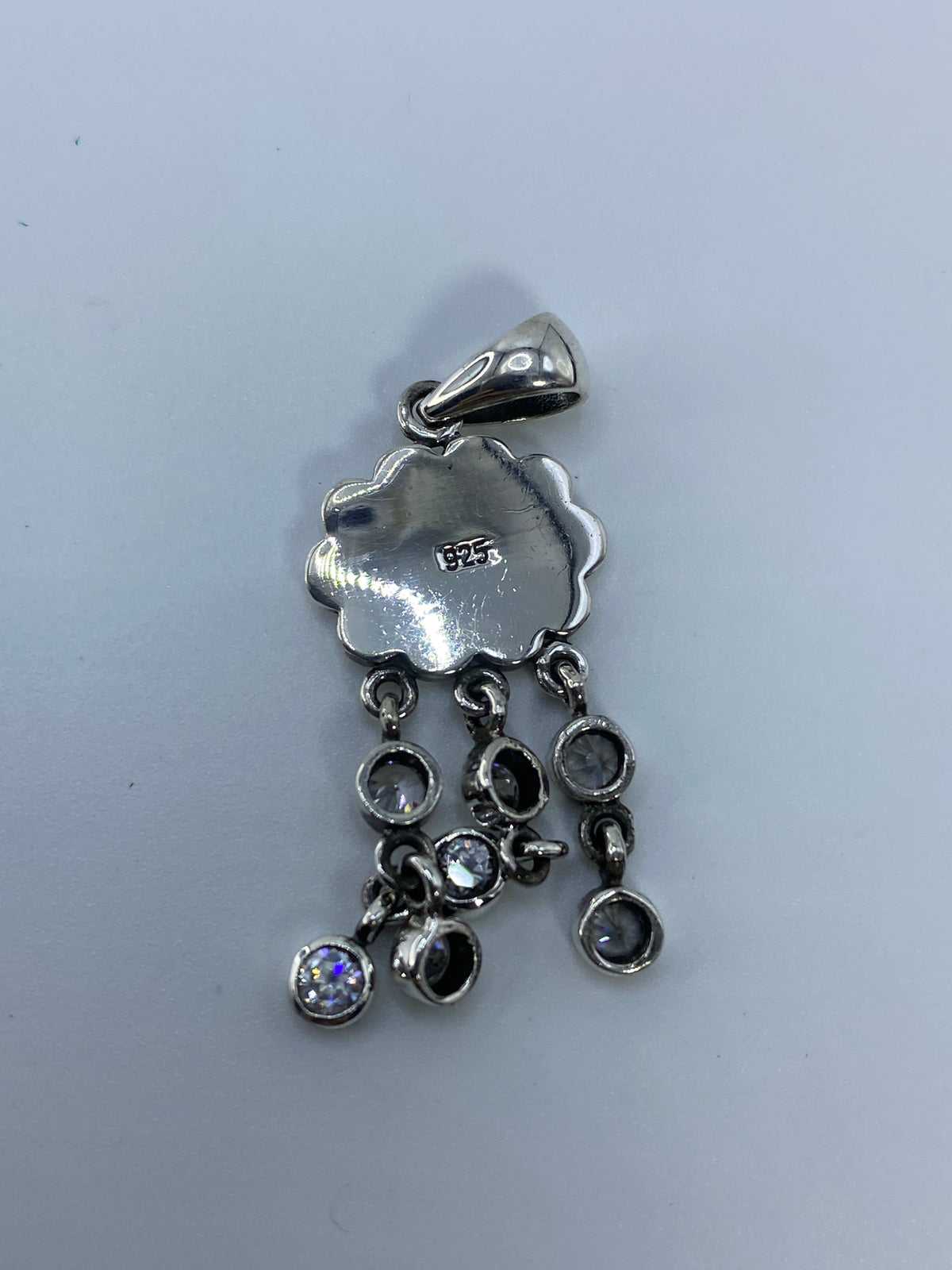 Dije de Plata Perla Blanca con Circonias — Taxco 925 — foto 5