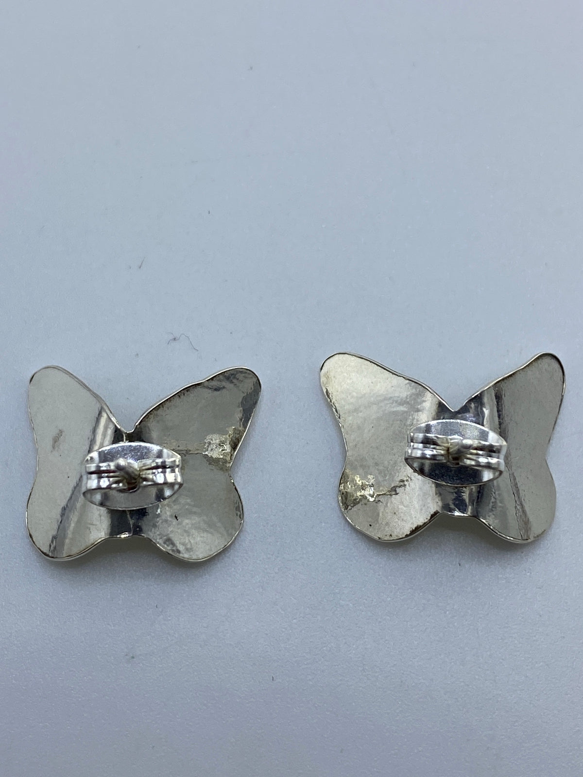 Aretes Mariposa de Plata Cartoneado — Taxco 925 — foto 5