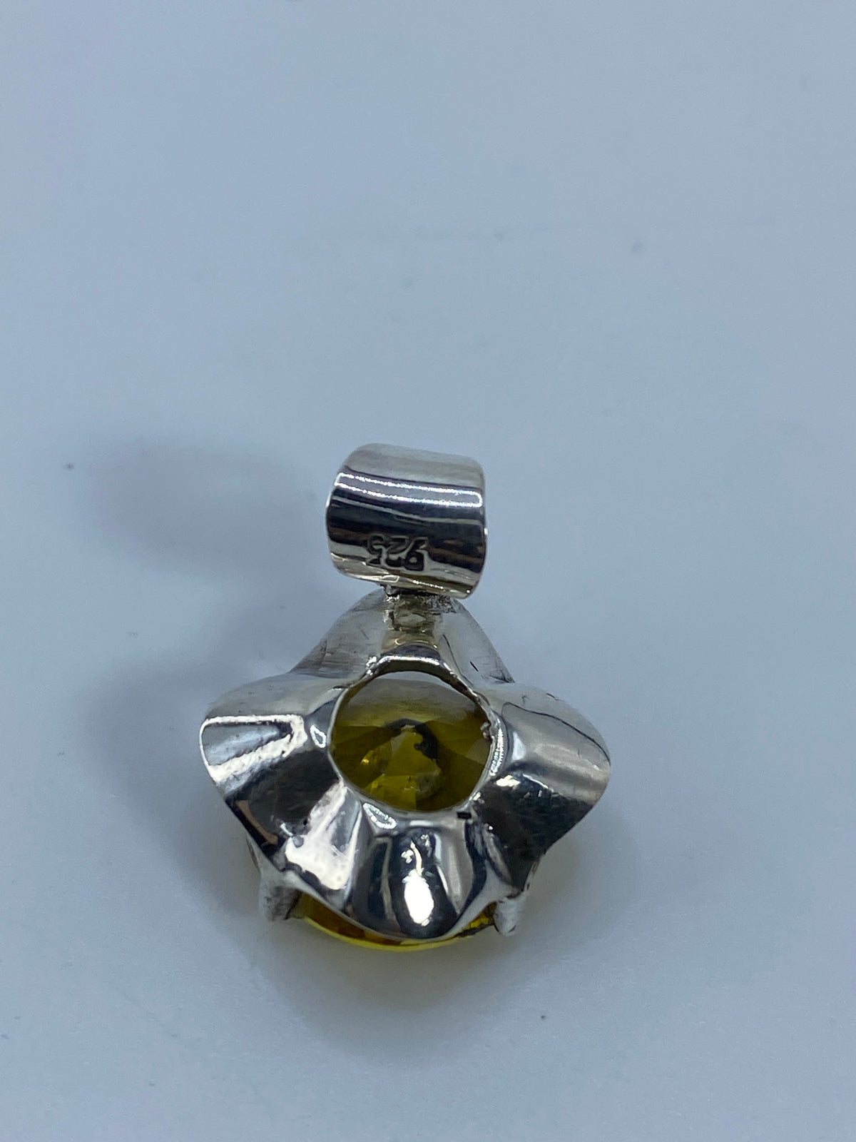Dije de Plata Circonia Amarilla — Taxco 925 — foto 5