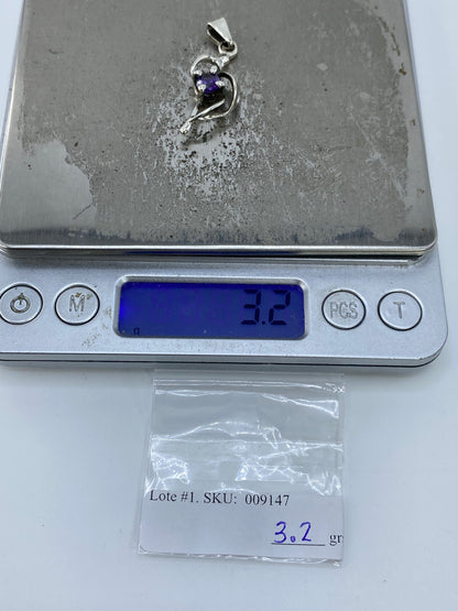 Dije de Plata con Circonia Morada — Taxco 925 — foto 6