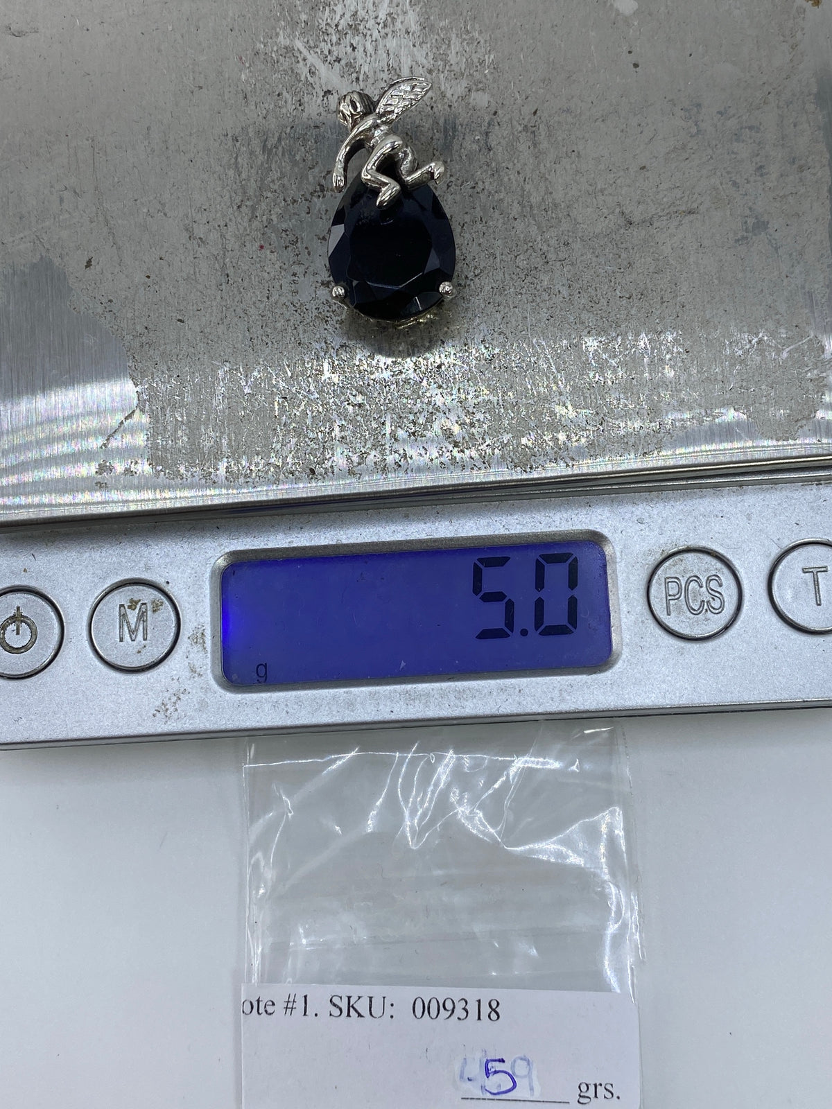 Dije de Plata 925 con Piedra Negra Facetada — Taxco — foto 6