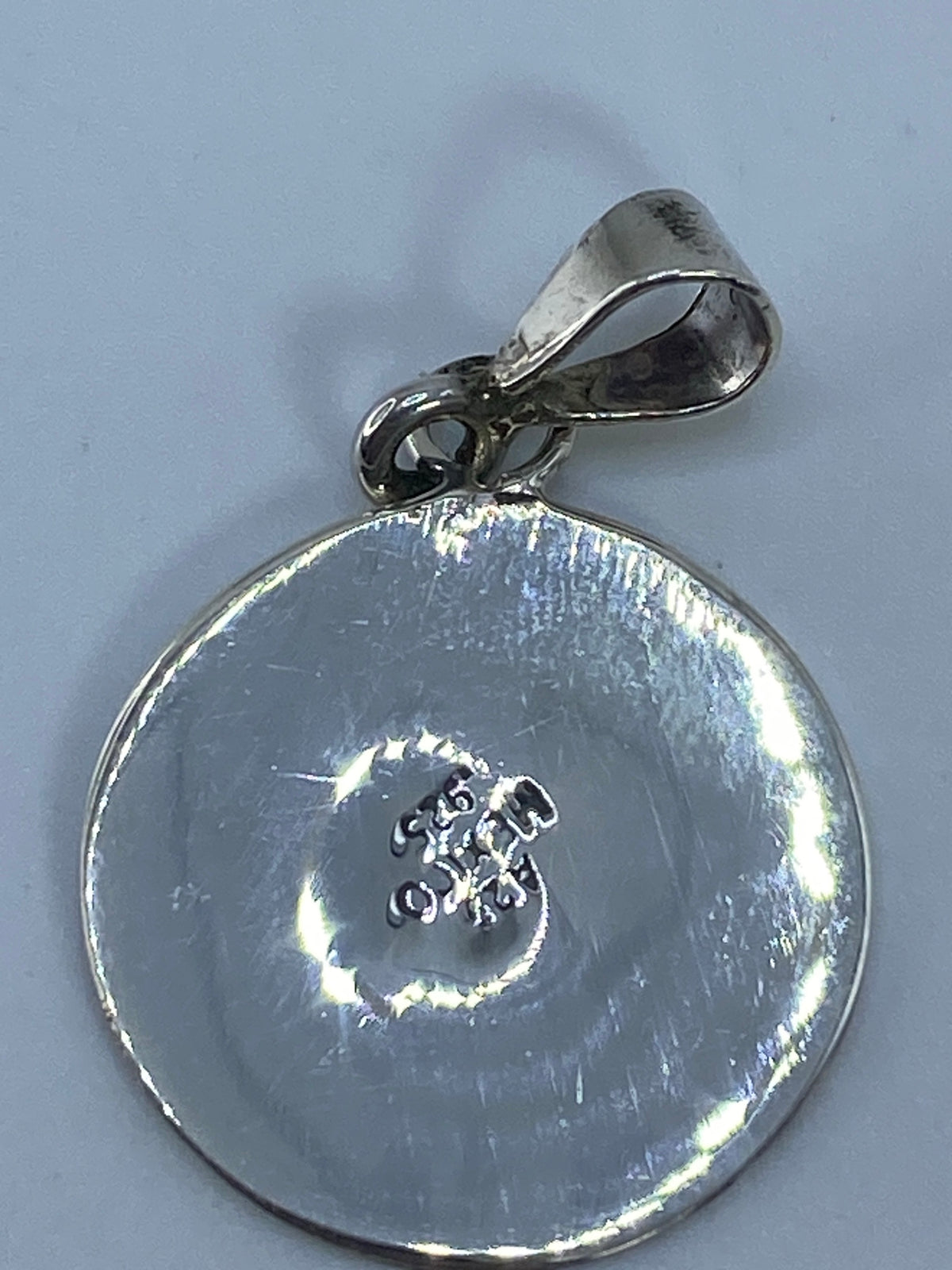 Dije Plata Calendario Azteca con Ópalo de Fuego — Taxco 925 — foto 5