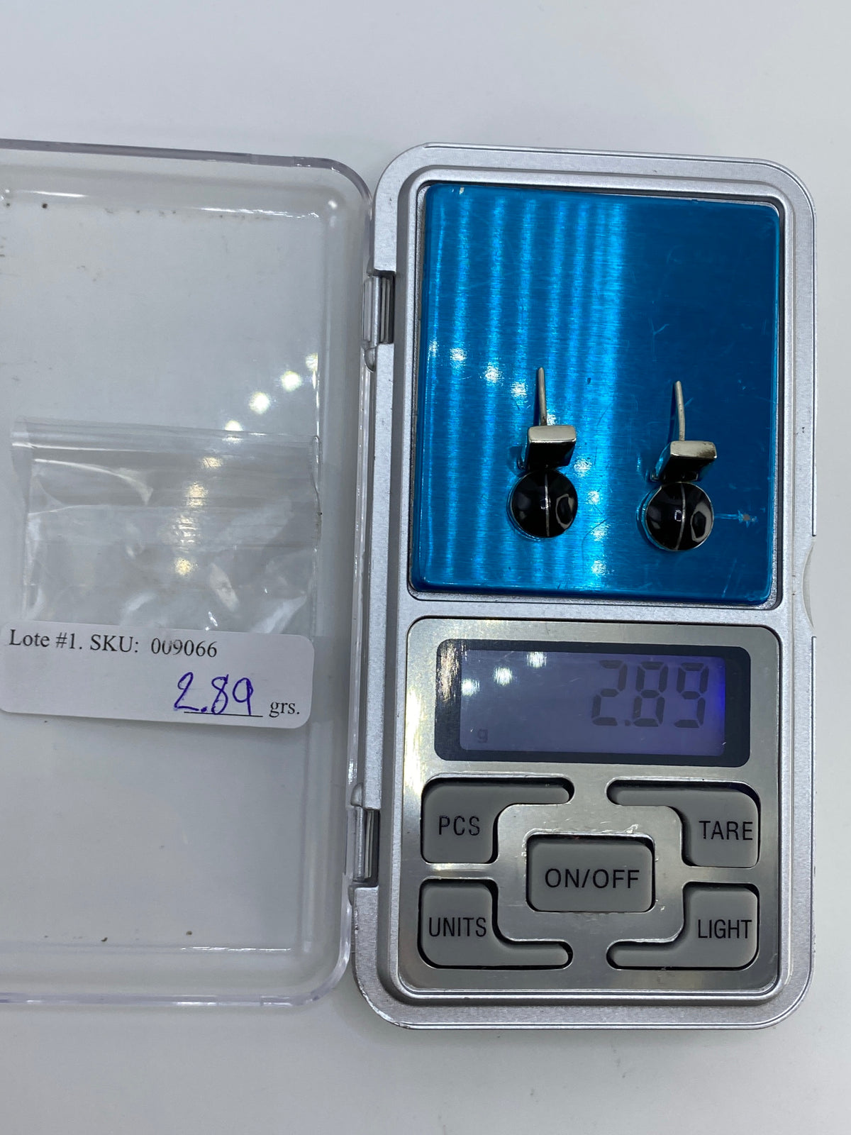 Aretes de Plata 950 con Ónix Negro — Taxco — foto 6