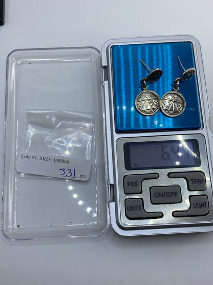 Aretes Plata Cartoneado Rostro Azteca — Taxco 925 — foto 6