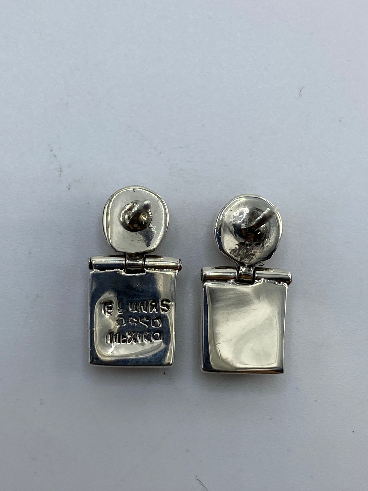 Aretes de Plata 950 con Coral Rosa — Taxco — foto 5