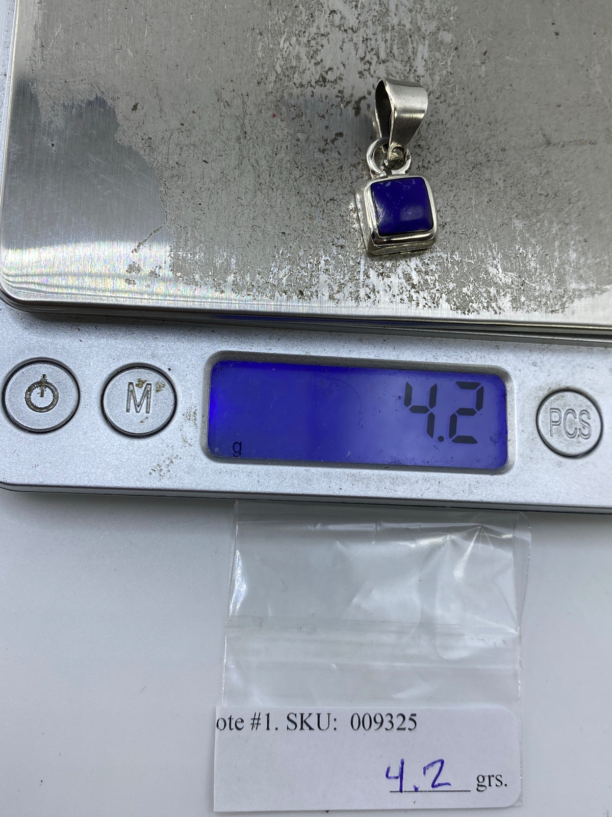 Dije de Plata con Piedra Azul — Taxco 925 — foto 6