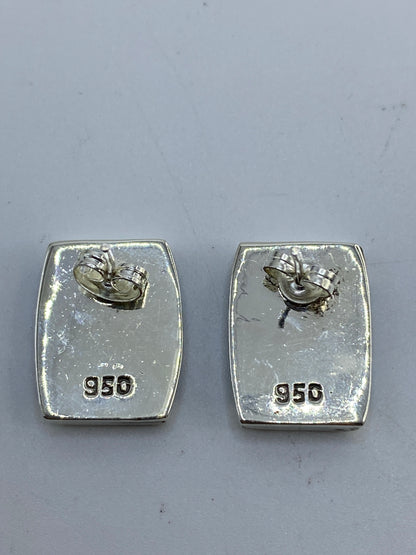 Aretes de Plata 950 con Ópalo de Fuego — Taxco — foto 5